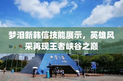 夢淚新韓信技能展示，英雄風(fēng)采再現(xiàn)王者峽谷之巔