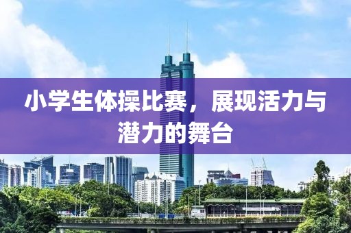 小學(xué)生體操比賽，展現(xiàn)活力與潛力的舞臺(tái)
