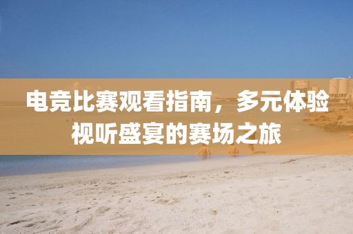 電競比賽觀看指南，多元體驗(yàn)視聽盛宴的賽場之旅