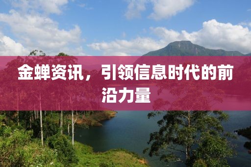 金蟬資訊，引領(lǐng)信息時(shí)代的前沿力量