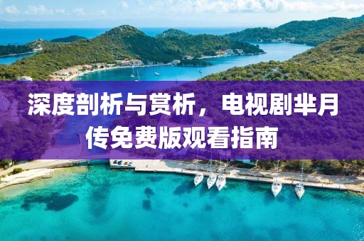 深度剖析與賞析，電視劇羋月傳免費版觀看指南