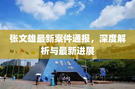 張文雄最新案件通報(bào)，深度解析與最新進(jìn)展