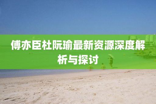 傅亦臣杜阮瑜最新資源深度解析與探討