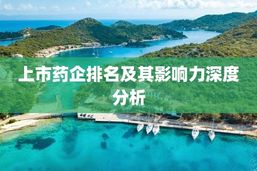 上市藥企排名及其影響力深度分析