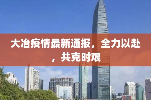 大冶疫情最新通報，全力以赴，共克時艱