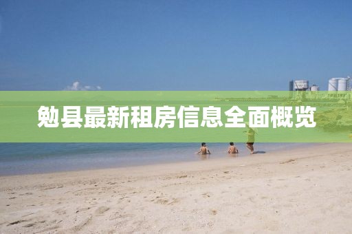 勉縣最新租房信息全面概覽