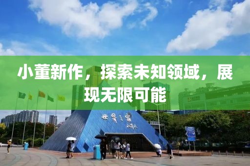 小董新作，探索未知領(lǐng)域，展現(xiàn)無(wú)限可能