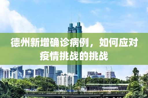 德州新增確診病例，如何應(yīng)對疫情挑戰(zhàn)的挑戰(zhàn)