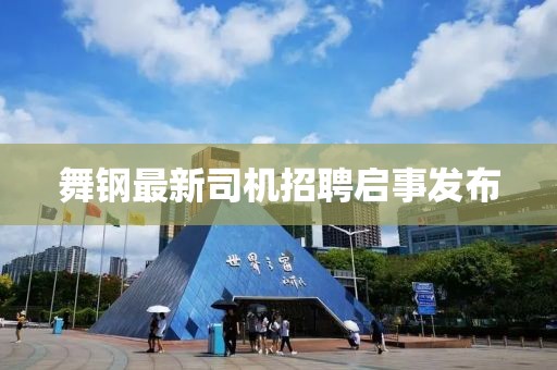 舞鋼最新司機(jī)招聘啟事發(fā)布