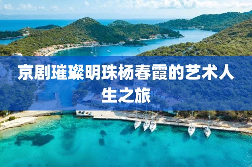 京劇璀璨明珠楊春霞的藝術(shù)人生之旅