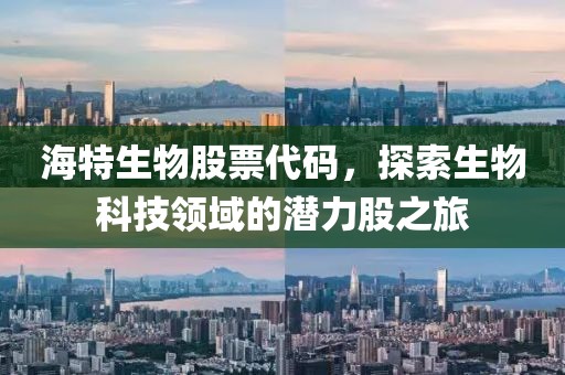 海特生物股票代碼，探索生物科技領(lǐng)域的潛力股之旅