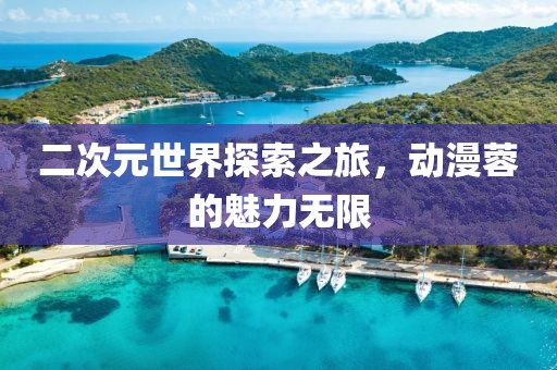 二次元世界探索之旅，動漫蓉的魅力無限