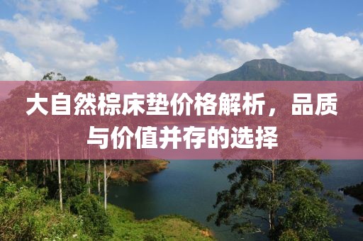 大自然棕床墊價格解析，品質(zhì)與價值并存的選擇