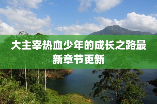 大主宰熱血少年的成長(zhǎng)之路最新章節(jié)更新