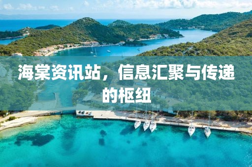 海棠資訊站，信息匯聚與傳遞的樞紐