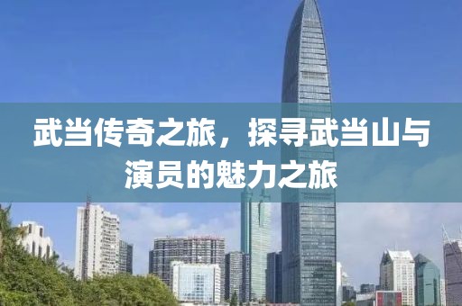武當(dāng)傳奇之旅，探尋武當(dāng)山與演員的魅力之旅