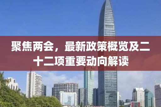 聚焦兩會，最新政策概覽及二十二項重要動向解讀