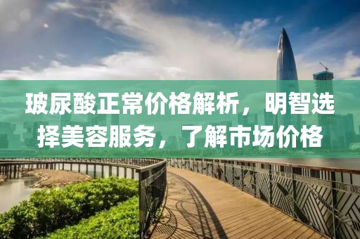 玻尿酸正常價格解析，明智選擇美容服務(wù)，了解市場價格