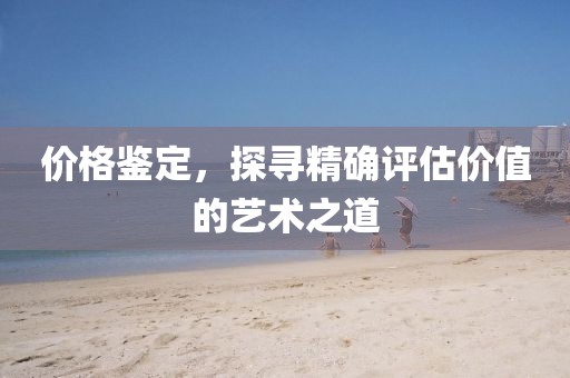 價(jià)格鑒定，探尋精確評(píng)估價(jià)值的藝術(shù)之道