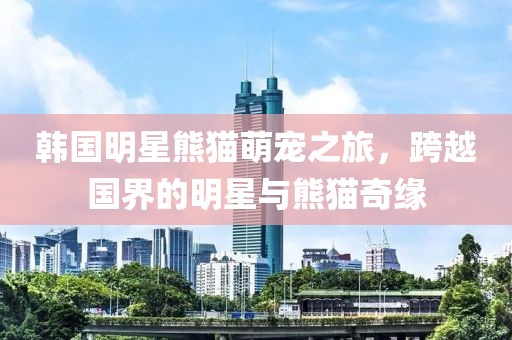 韓國(guó)明星熊貓萌寵之旅，跨越國(guó)界的明星與熊貓奇緣