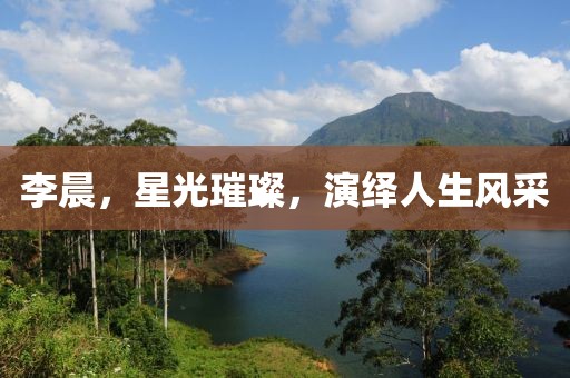 李晨，星光璀璨，演繹人生風(fēng)采