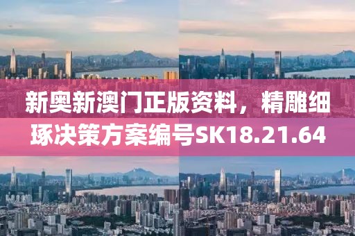 新奧新澳門(mén)正版資料，精雕細(xì)琢決策方案編號(hào)SK18.21.64