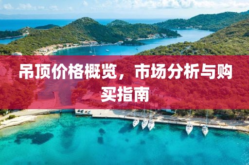 吊頂價格概覽，市場分析與購買指南