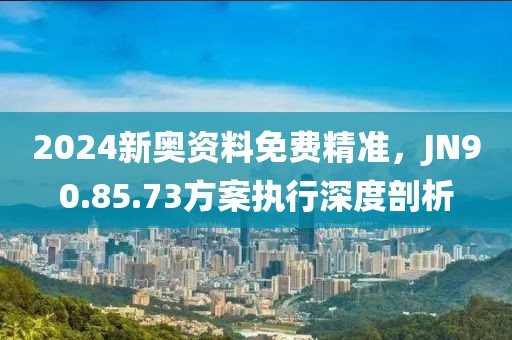 2024新奧資料免費精準，JN90.85.73方案執(zhí)行深度剖析