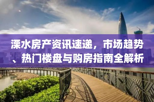 溧水房產(chǎn)資訊速遞，市場(chǎng)趨勢(shì)、熱門樓盤與購(gòu)房指南全解析