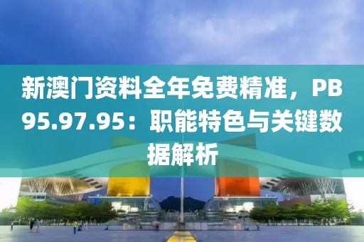 新澳門資料全年免費精準(zhǔn)，PB95.97.95：職能特色與關(guān)鍵數(shù)據(jù)解析
