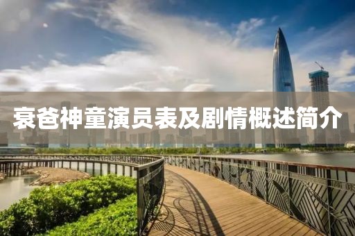 衰爸神童演員表及劇情概述簡介