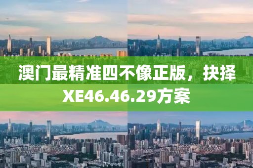 澳門最精準(zhǔn)四不像正版，抉擇XE46.46.29方案