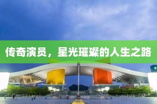 傳奇演員，星光璀璨的人生之路