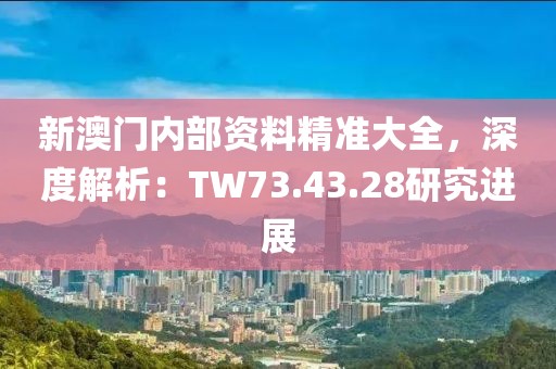 新澳門內部資料精準大全，深度解析：TW73.43.28研究進展