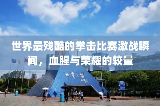 世界最殘酷的拳擊比賽激戰(zhàn)瞬間，血腥與榮耀的較量