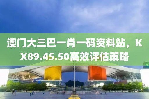 澳門大三巴一肖一碼資料站，KX89.45.50高效評估策略