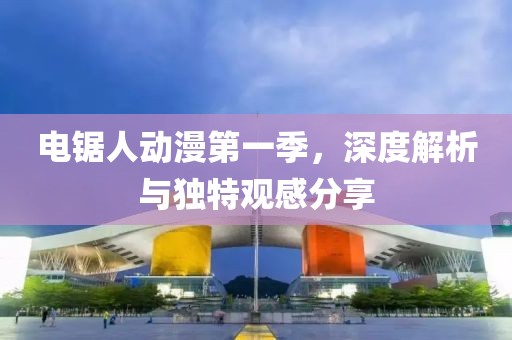 電鋸人動(dòng)漫第一季，深度解析與獨(dú)特觀感分享