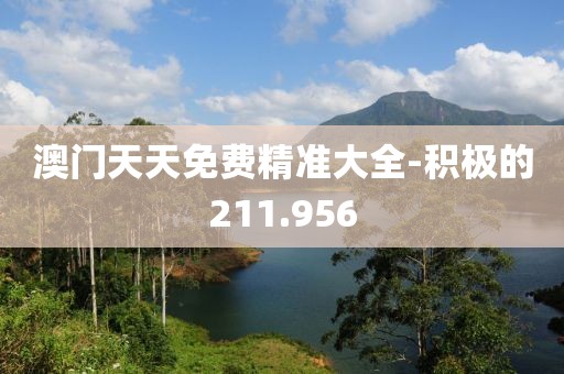 澳門天天免費(fèi)精準(zhǔn)大全-積極的211.956