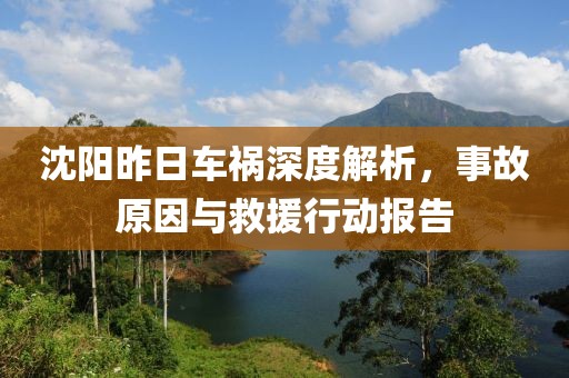 沈陽昨日車禍深度解析，事故原因與救援行動報告