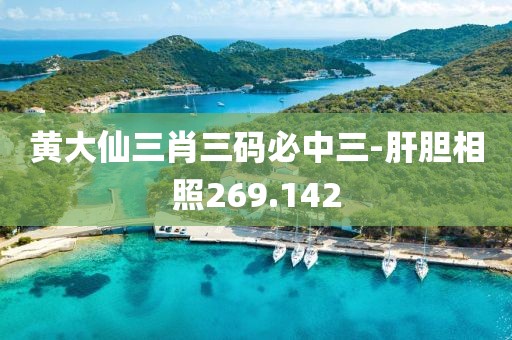 黃大仙三肖三碼必中三-肝膽相照269.142