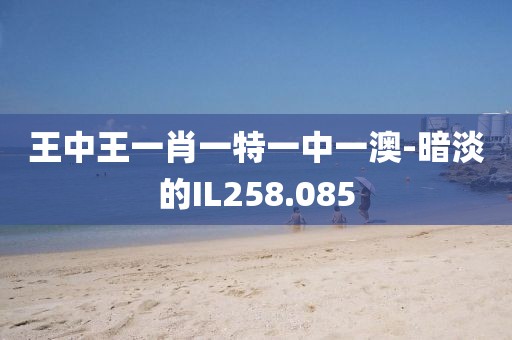 王中王一肖一特一中一澳-暗淡的IL258.085