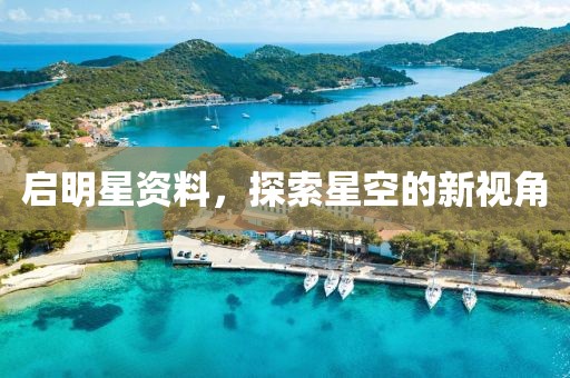 啟明星資料，探索星空的新視角