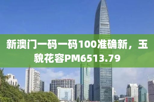 新澳門一碼一碼100準(zhǔn)確新，玉貌花容PM6513.79