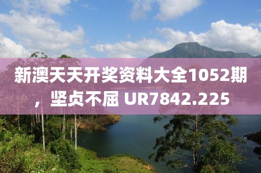 新澳天天開獎資料大全1052期，堅貞不屈 UR7842.225