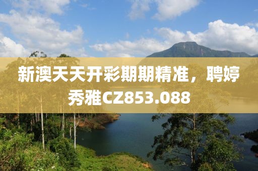 新澳天天開(kāi)彩期期精準(zhǔn)，聘婷秀雅CZ853.088