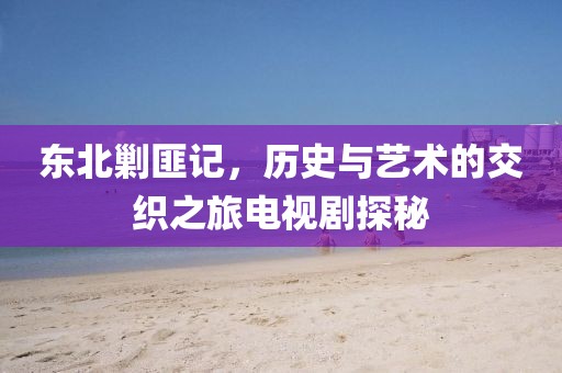 東北剿匪記，歷史與藝術(shù)的交織之旅電視劇探秘