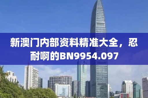 新澳門內(nèi)部資料精準(zhǔn)大全，忍耐啊的BN9954.097
