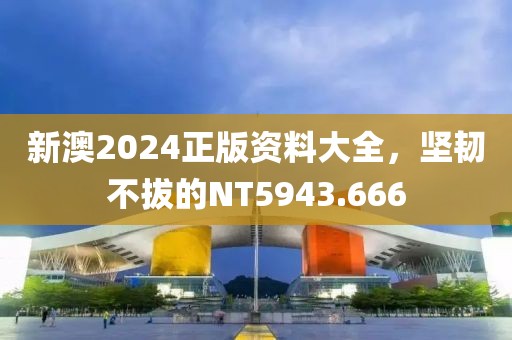 新澳2024正版資料大全，堅韌不拔的NT5943.666