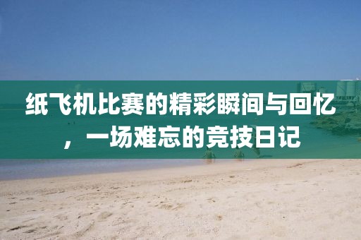 紙飛機(jī)比賽的精彩瞬間與回憶，一場(chǎng)難忘的競(jìng)技日記