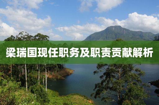 梁瑞國現(xiàn)任職務及職責貢獻解析